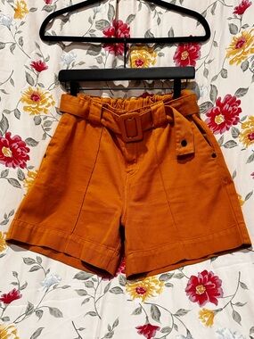 SCOTCH & SODA AMSTERDAM BLAUW  LIKE NEW BURNT ORANGE SHORTS SIZE 28